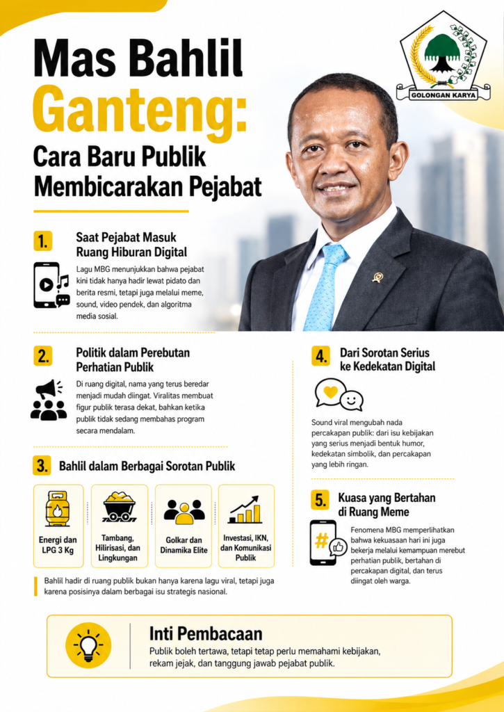 Mas Bahlil Ganteng: Cara Baru Publik Membicarakan Pejabat